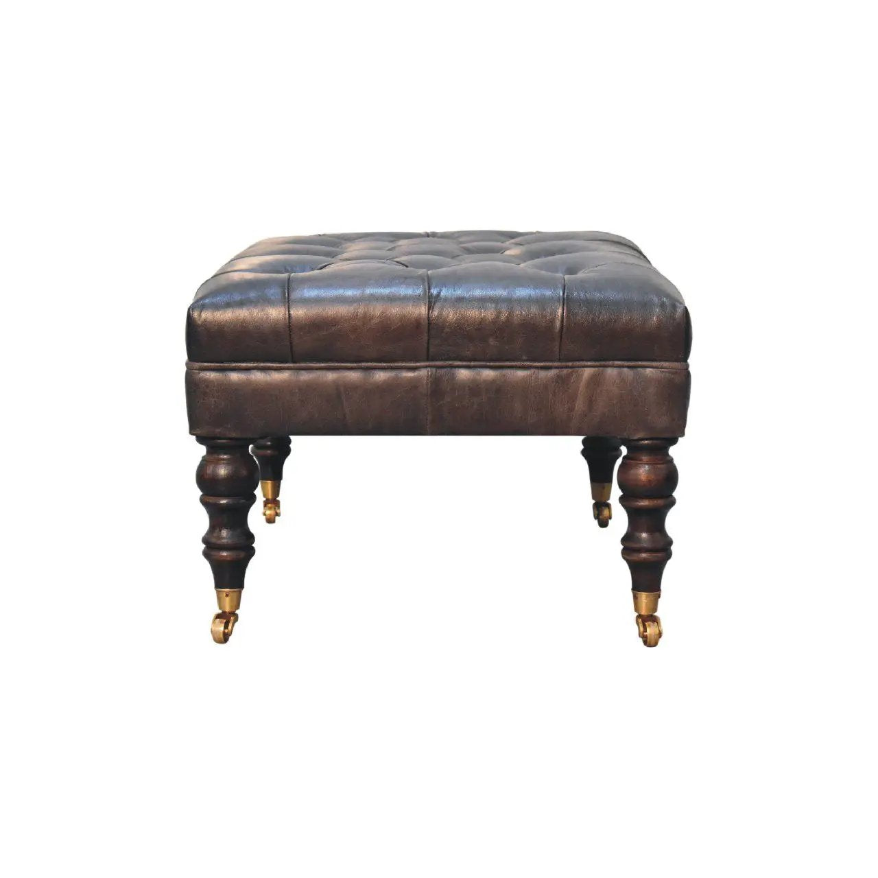 Buffalo - Ottoman With Castor Legs by HouseOfZazla