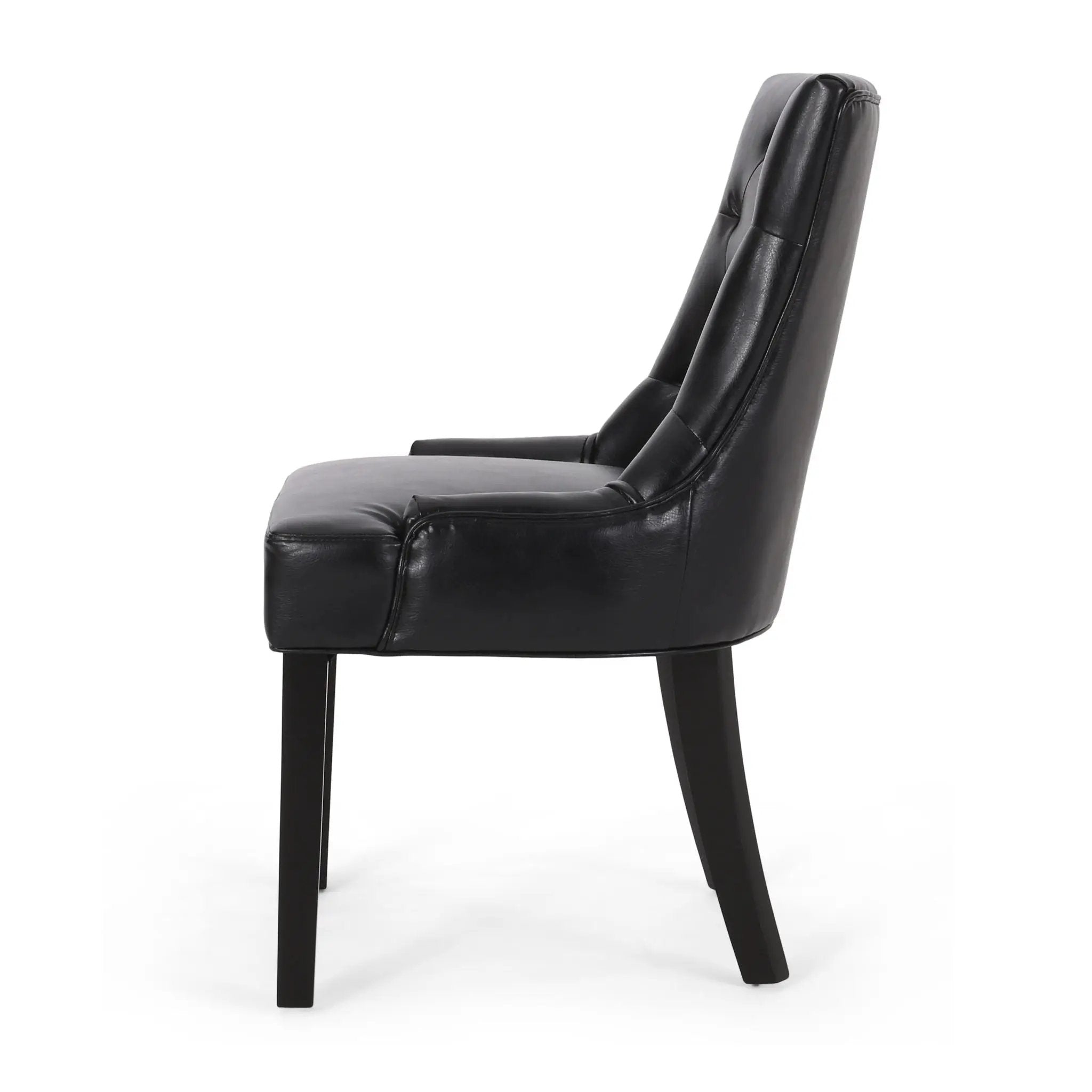 Cheney Contemporary Dining Chair Tufted Upholstery (Set of 2) by HouseOfZazla