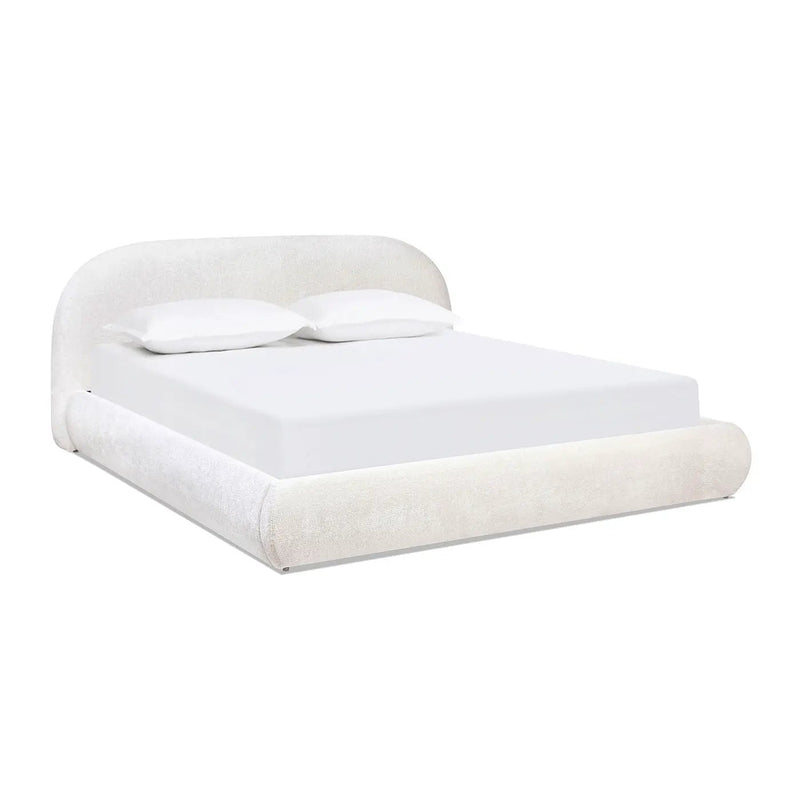 Archie Puffy Grounded - Upholstered Platform Bed by Unique Piece Furniture