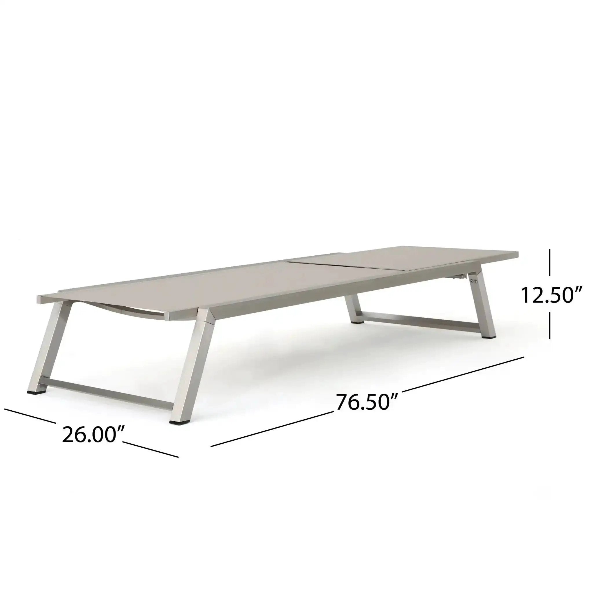 Myers Modern Chaise Lounge Set With Adjustable Back by HouseOfZazla