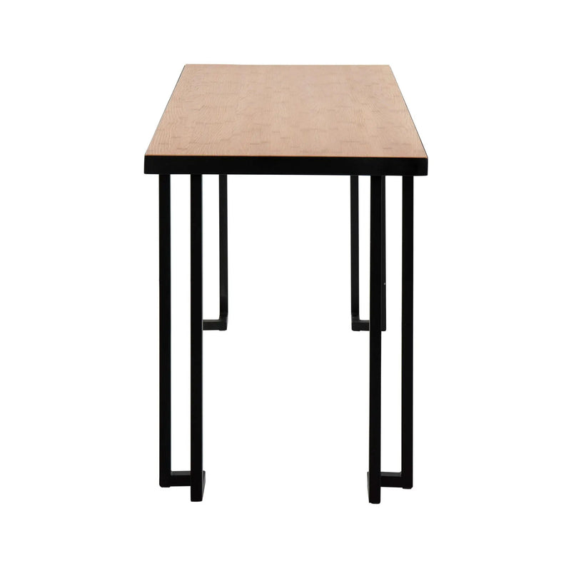 Roman - Industrial Desk - Black / Natural by HouseOfZazla