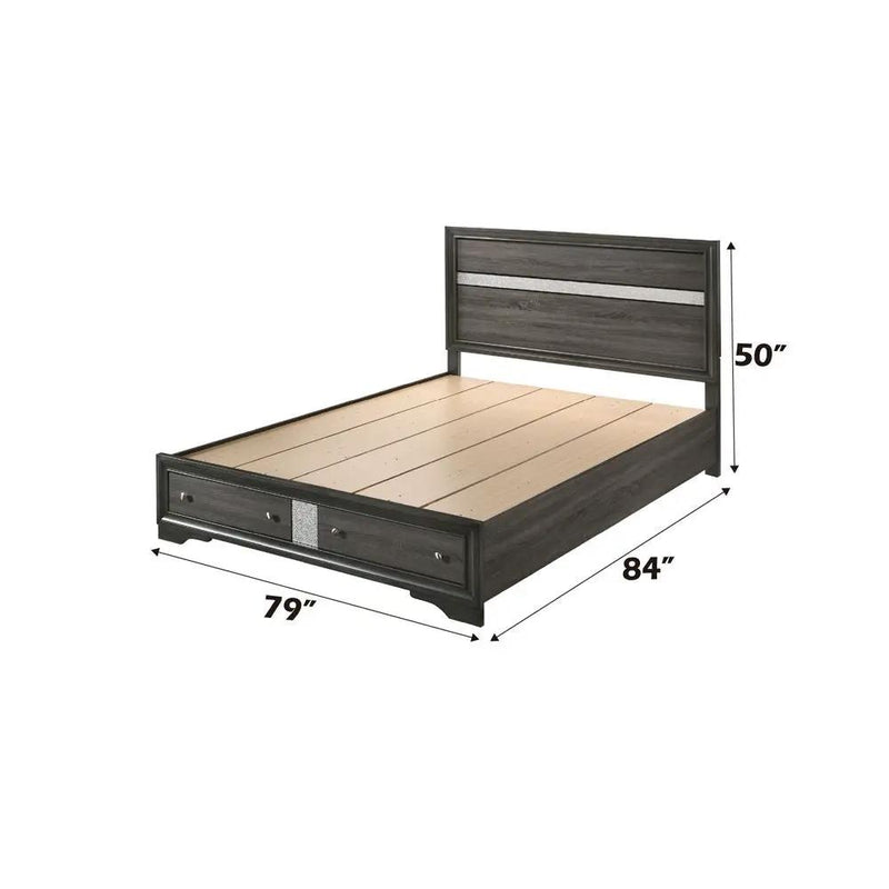 Naima - Bed w/Storage by Unique Piece Furniture
