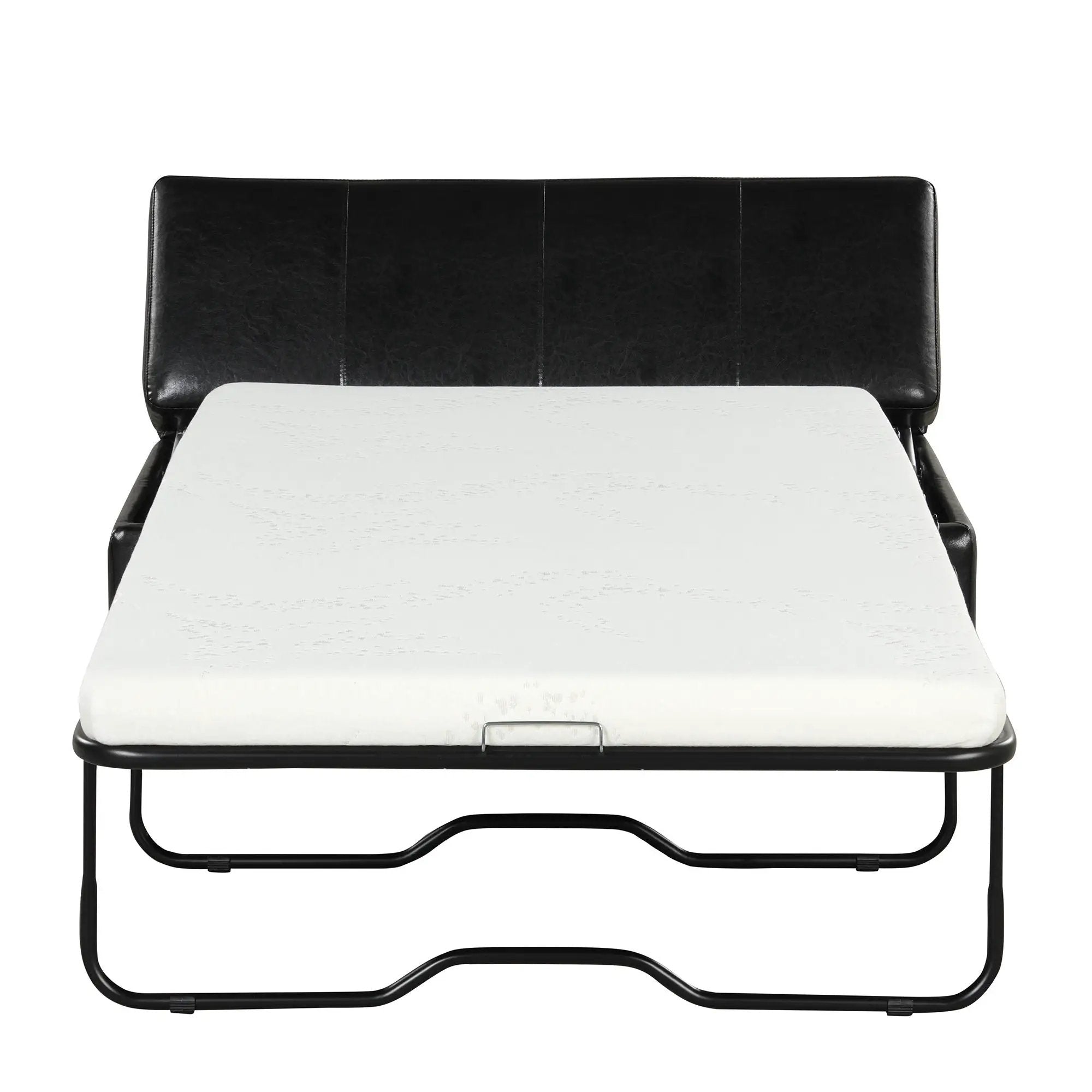 Twin Size Folding Ottoman Sleeper Bed With Mattress Convertible Guest Bed by HouseOfZazla