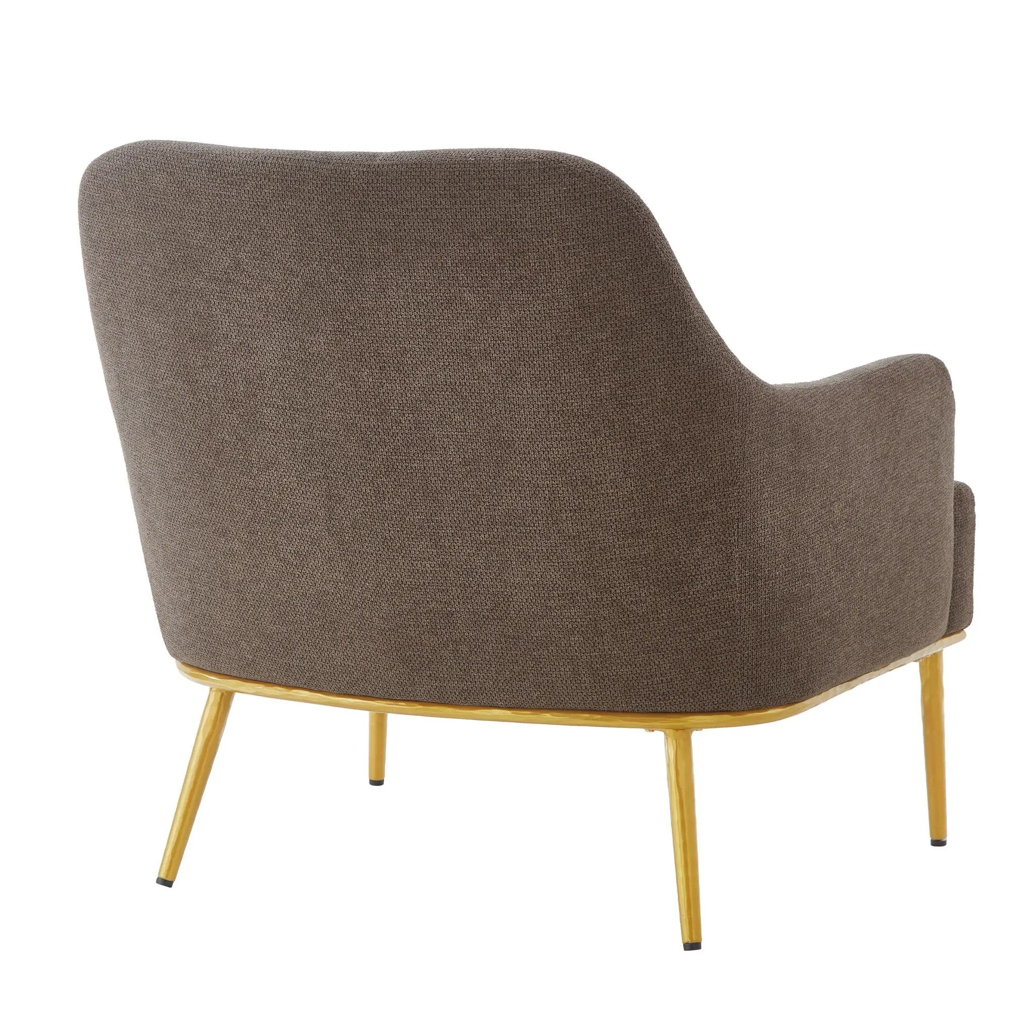 Modern Elegance Accent Chair With Curved Backrest by HouseOfZazla