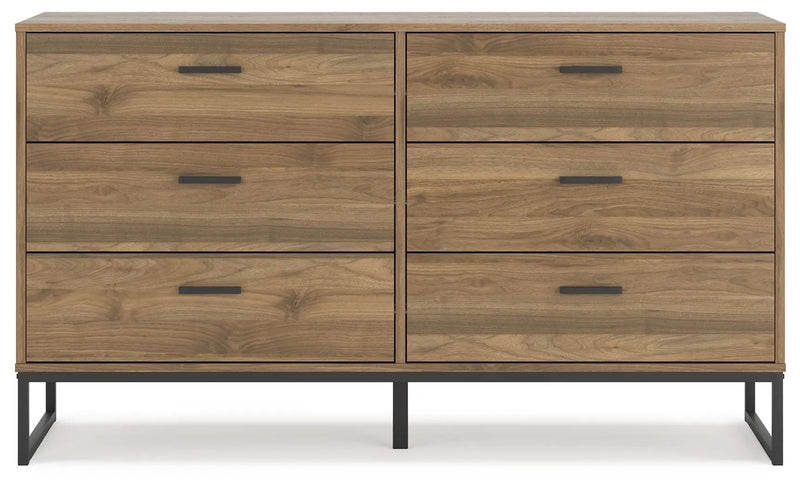 Deanlow - Six Drawer Dresser - Honey by Unique Piece Furniture