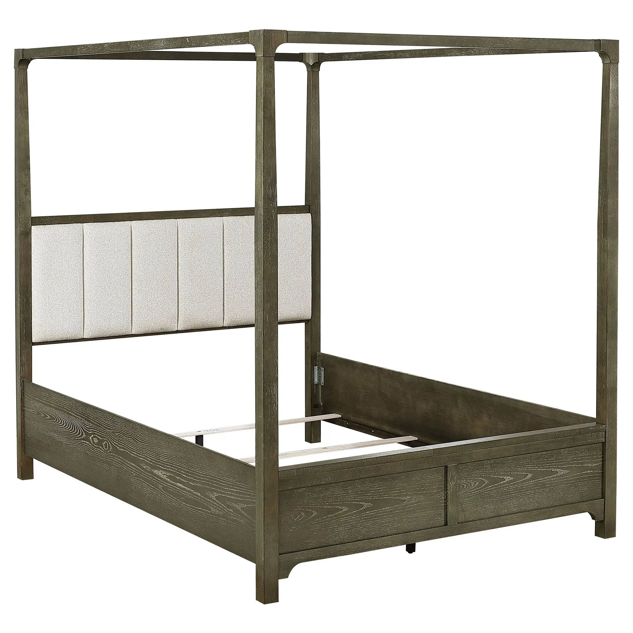Gran Park Queen Canopy Bed Dark Cocoa by Unique Piece Furniture