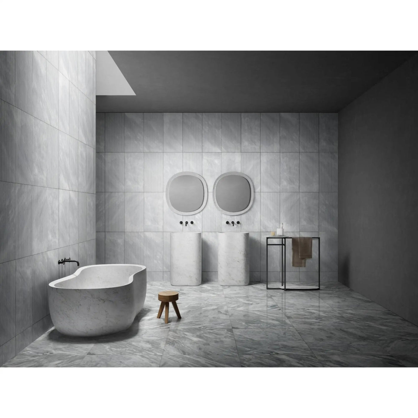 Natural Marble Polished Tile For Wall And Floor (Set of 4) by HouseOfZazla
