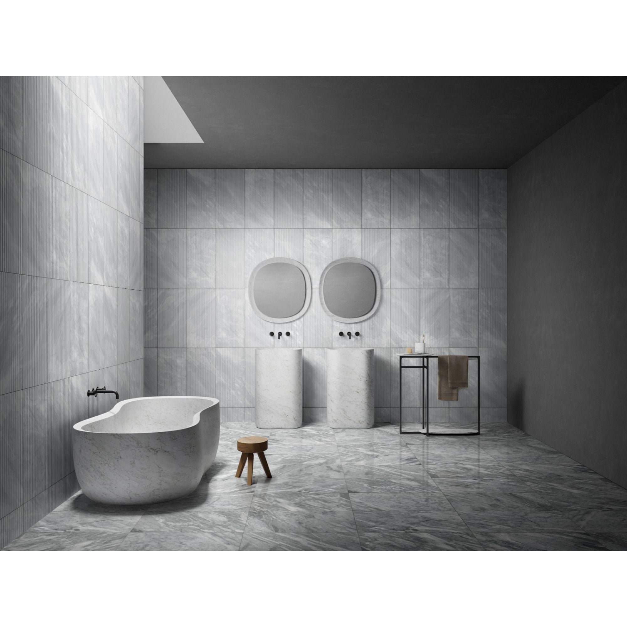 Natural Marble Polished Tile For Wall And Floor (Set of 4) by HouseOfZazla
