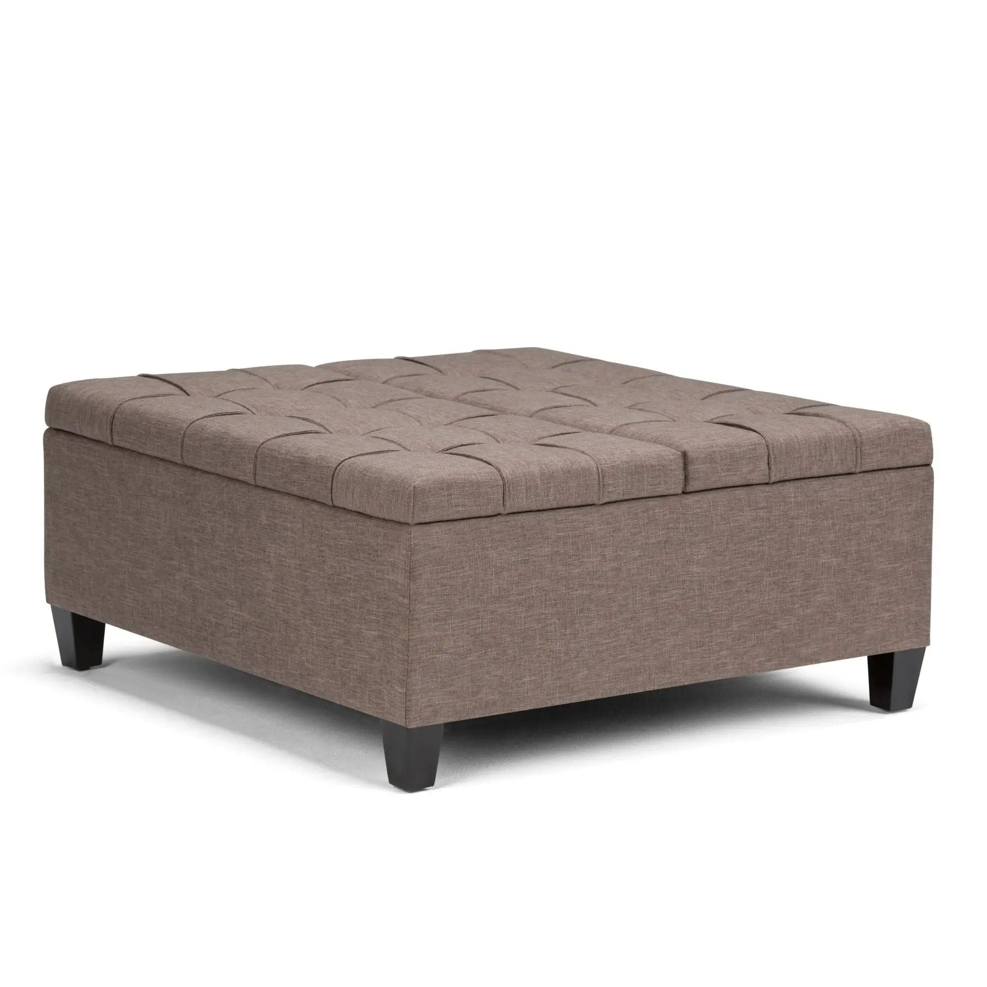 Harrison - Coffee Table Storage Ottoman - Tanners Brown by Unique Piece Furniture