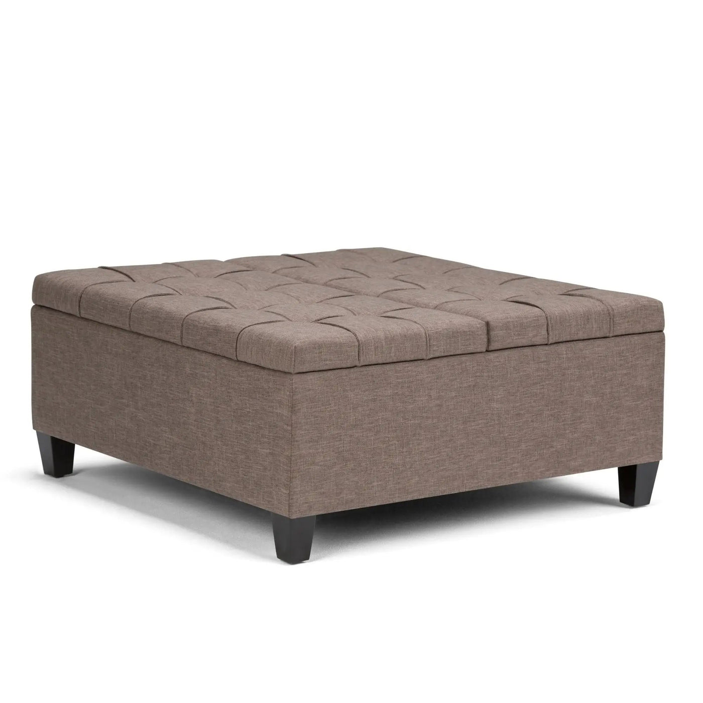 Harrison - Upholstered Coffee Table Storage Ottoman by Unique Piece Furniture