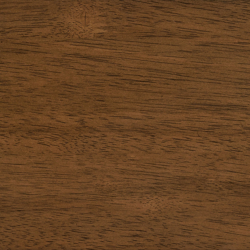 Flynn - Round Glass Top Dining Table - Brown