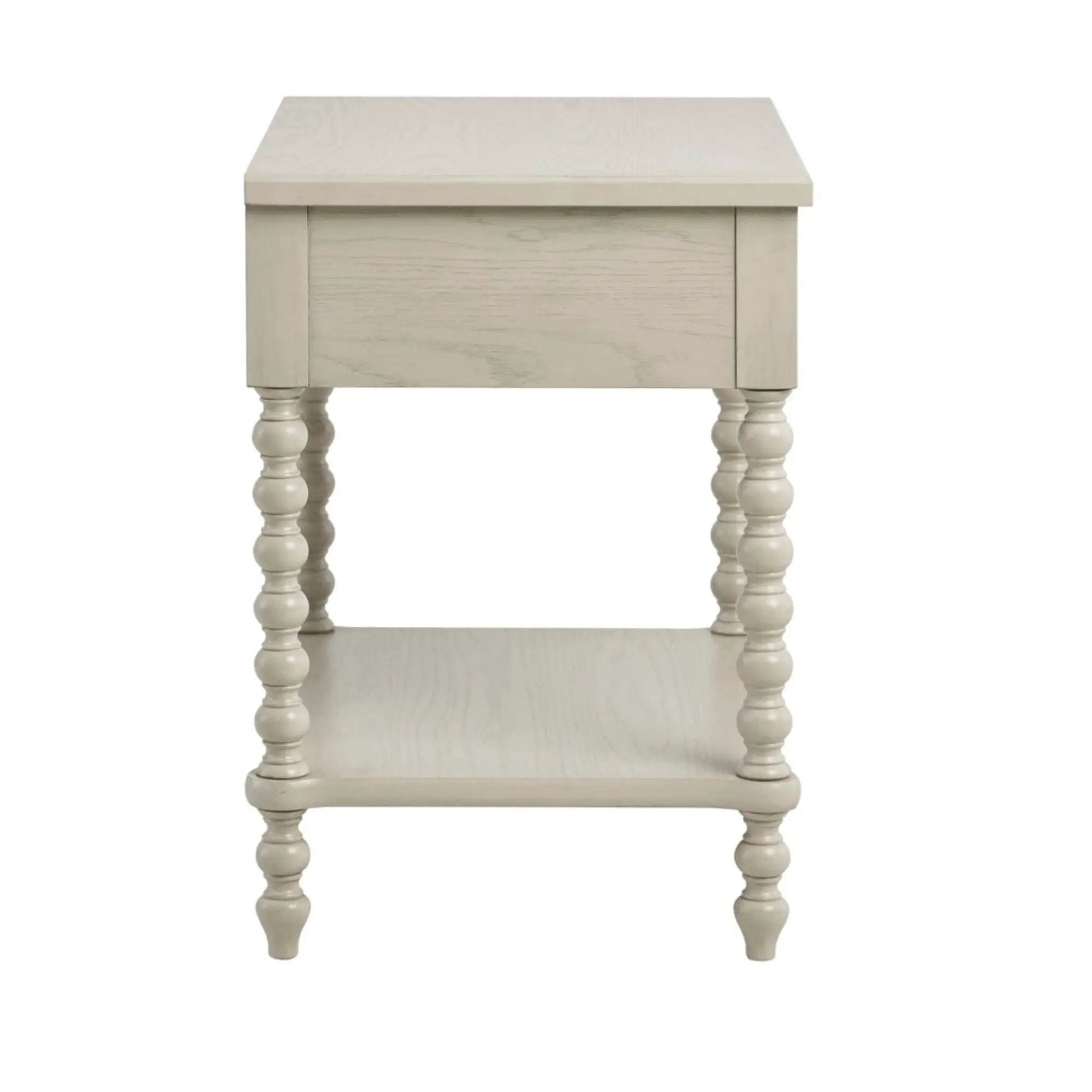 Traditional Durable Nightstand Table With Drawer And Shelf by Unique Piece Furniture