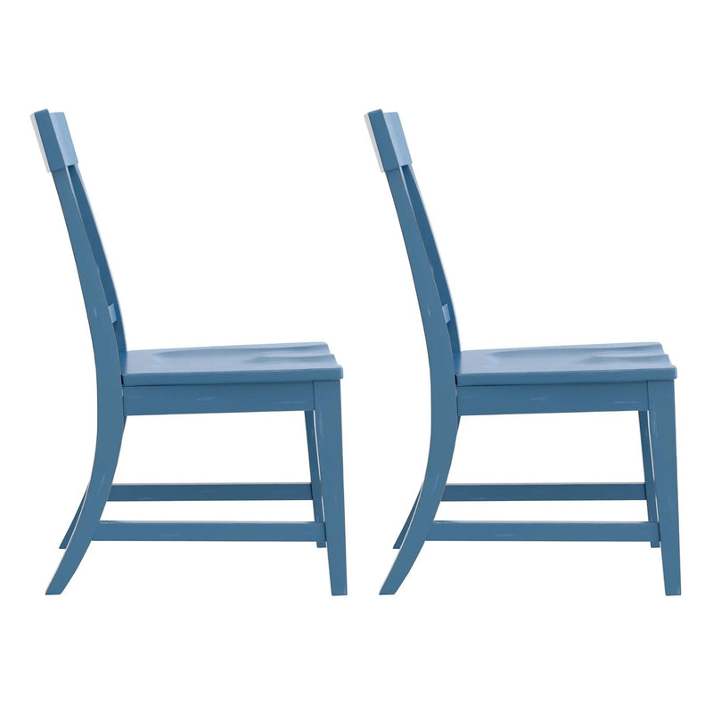 Haidel - Slat Back Dining Chairs (Set of 2) by HouseOfZazla