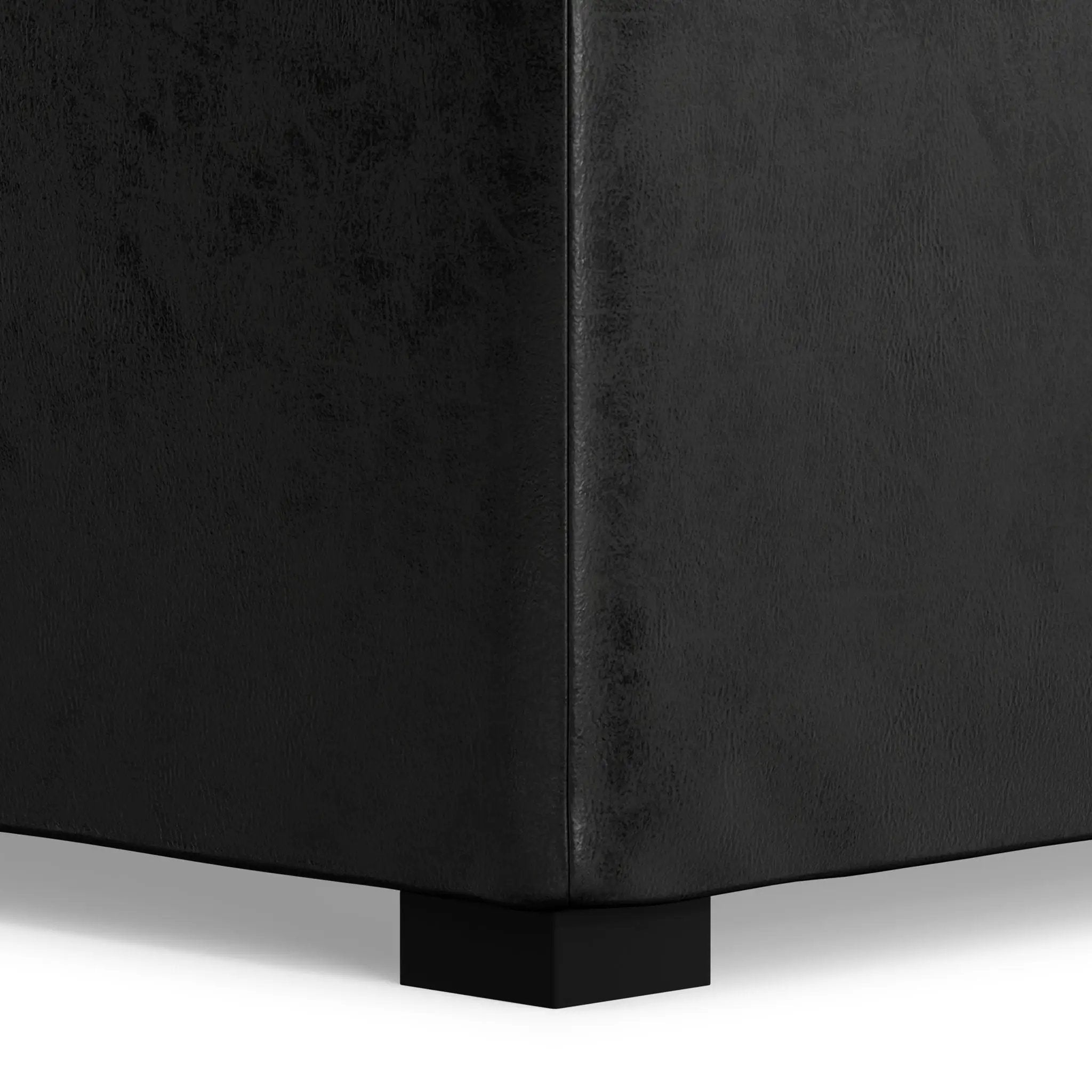 Avalon - Upholstered Square Coffee Table Storage Ottoman by Unique Piece Furniture