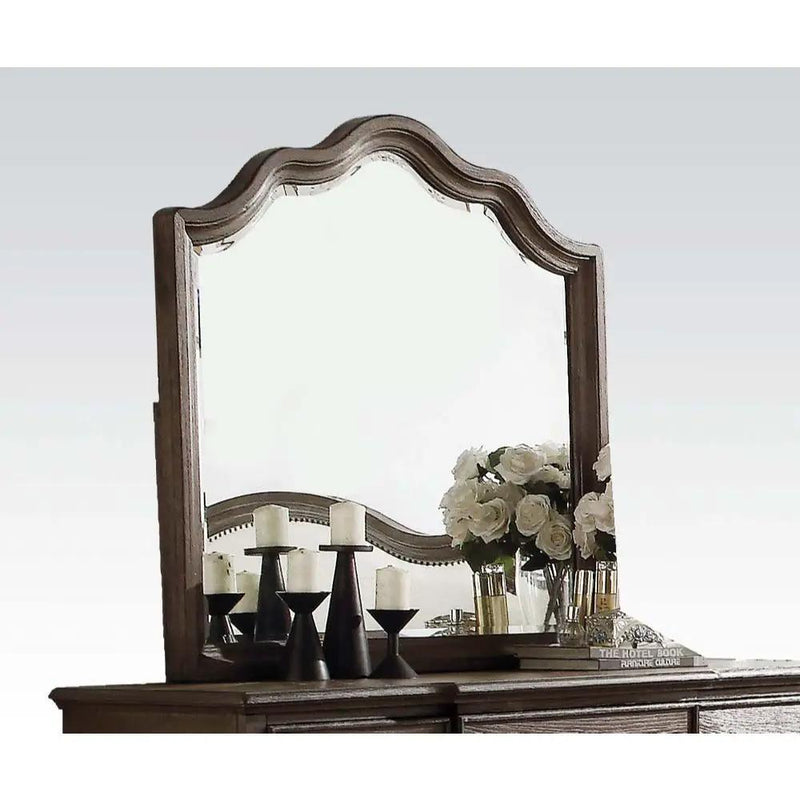 Baudouin - Mirror - Weathered Oak by Unique Piece Furniture