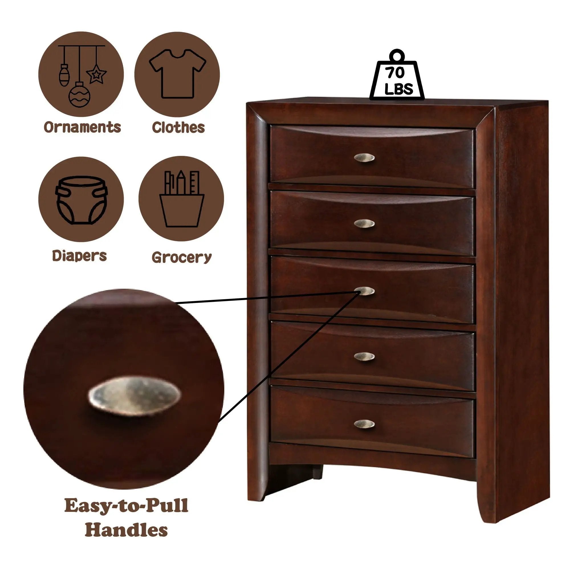 Ireland - Elegant Design Chest by Unique Piece Furniture