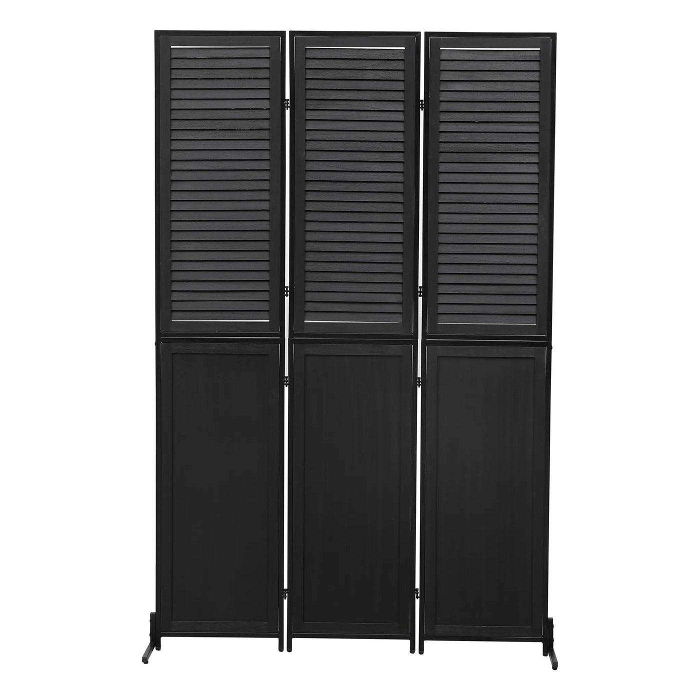 Rustic 3 Panel Room Dividers And Folding Privacy Screen by HouseOfZazla