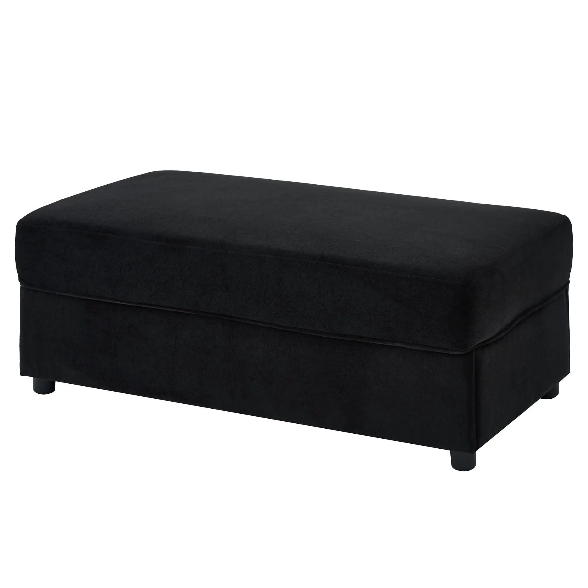 Modern Style Armchair Chaise Lounge Sofa Couch With Movable Storage Ottoman, USB Ports, Cup Holders, Phone Holder, Side Pockets by HouseOfZazla