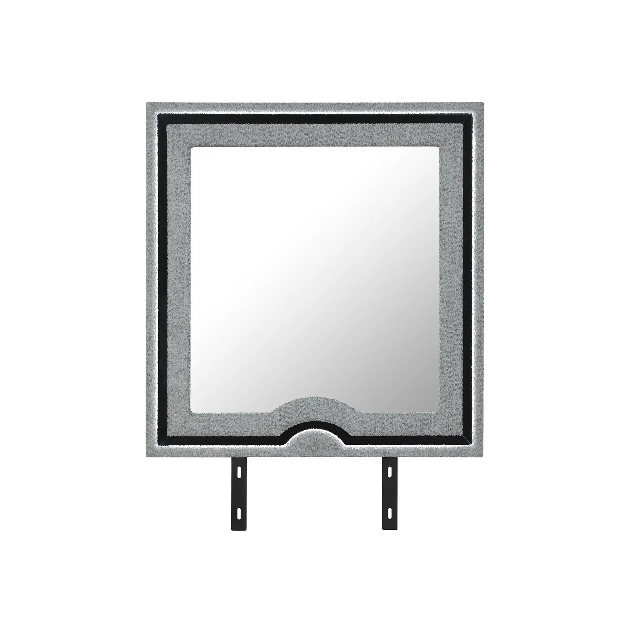 Isaiah - Mirror With Upholstered Frame And LED Lighting by Unique Piece Furniture