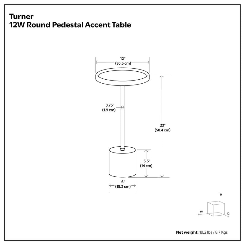 Turner - Side Table by HouseOfZazla