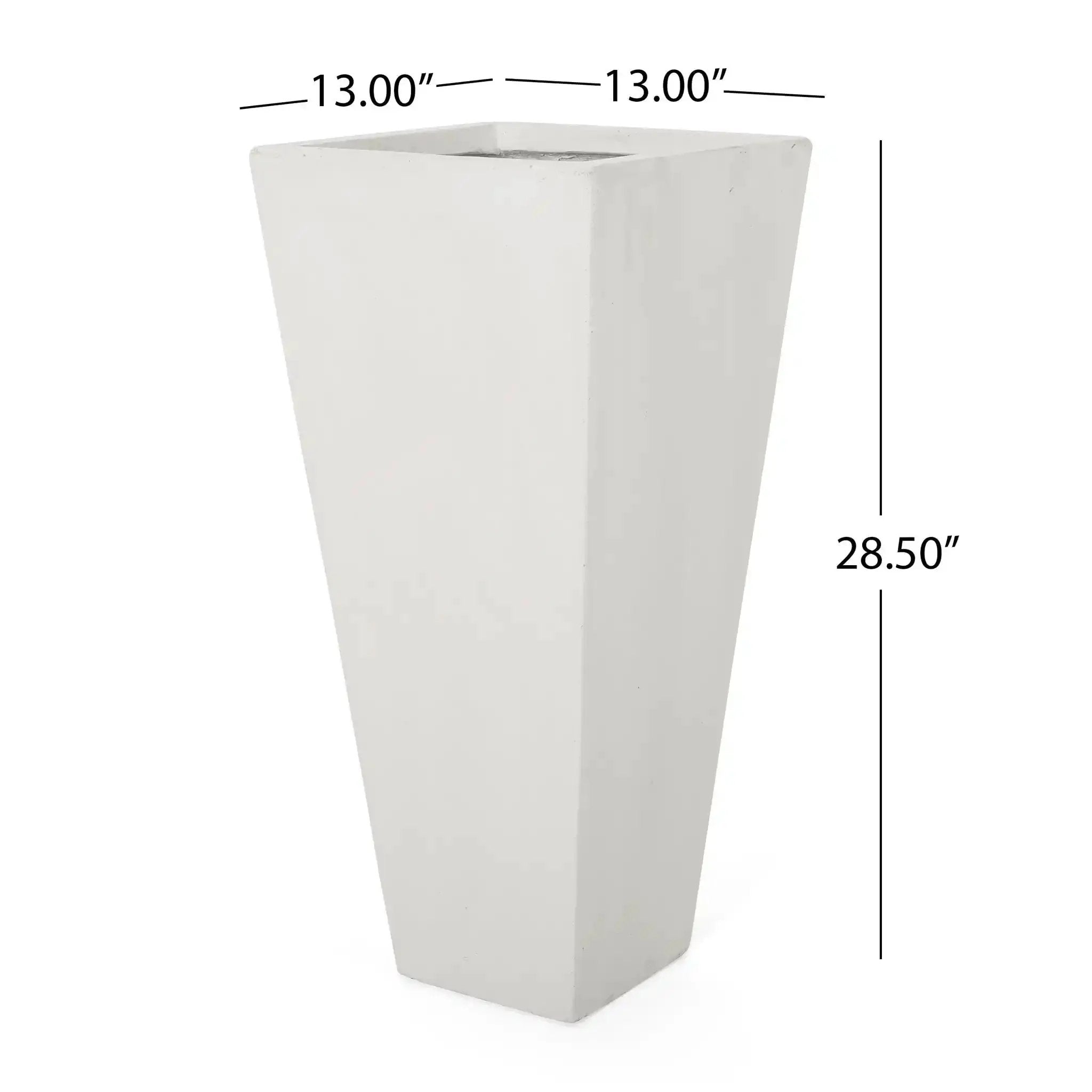 Outdoor Modern Cast Stone Planter by HouseOfZazla