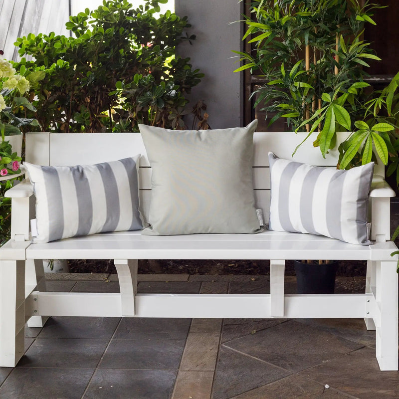 Horizon Stripe Pillow 14" x 20" - Outdoor & Indoor Set of 2 by HouseOfZazla