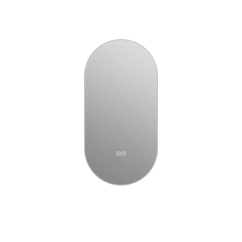 Smart Wall Mounted LED Touch Screen Mirror With Anti-Fog Function And Adjustable Lighting by HouseOfZazla