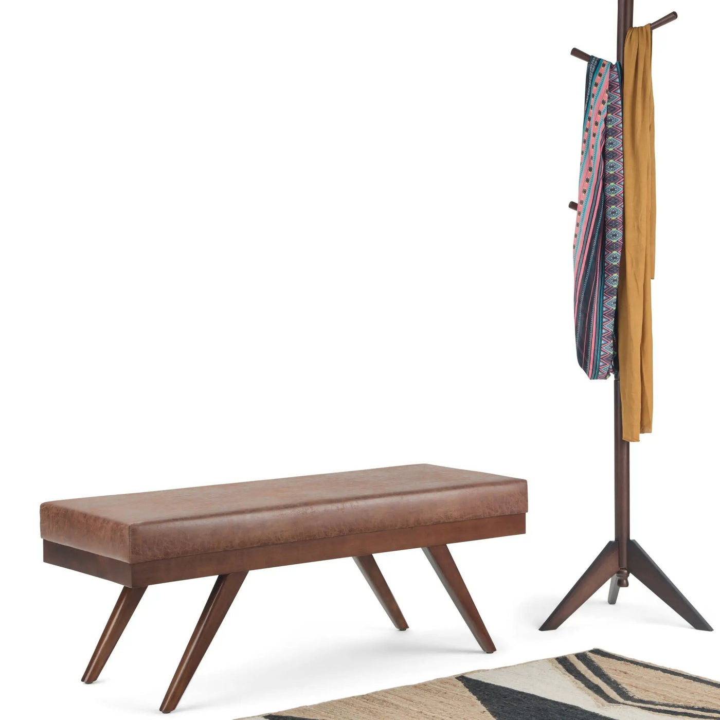 Chanelle - Mid-Century Ottoman Bench by Unique Piece Furniture