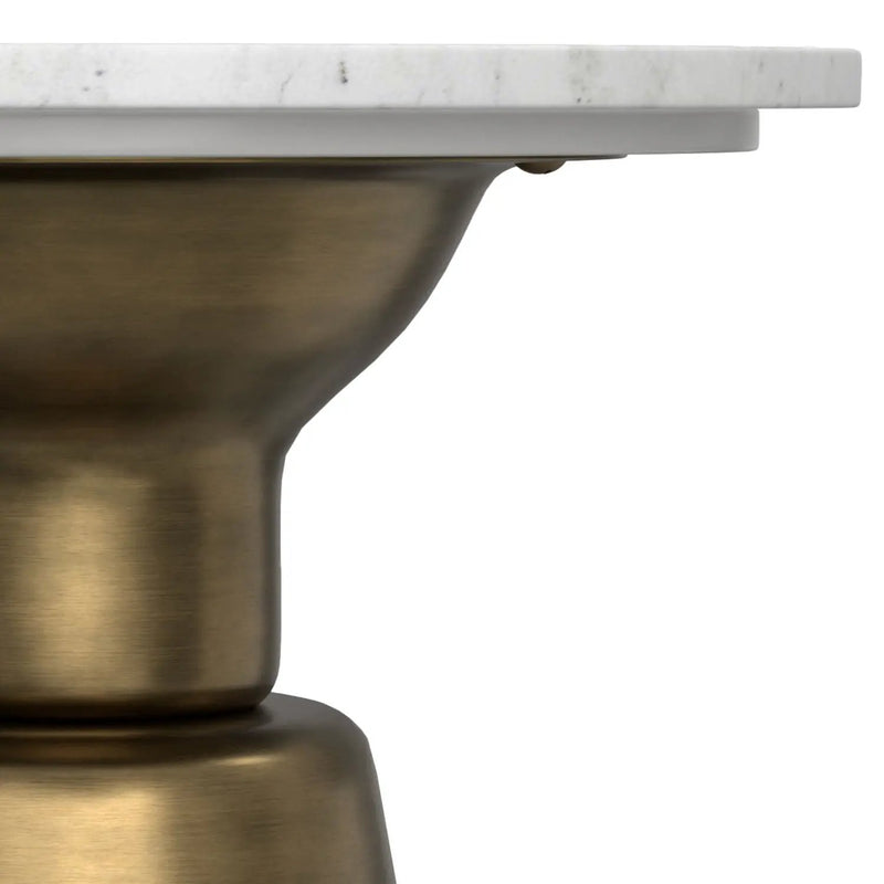 Leyla - Side Table - Antique Brass by HouseOfZazla