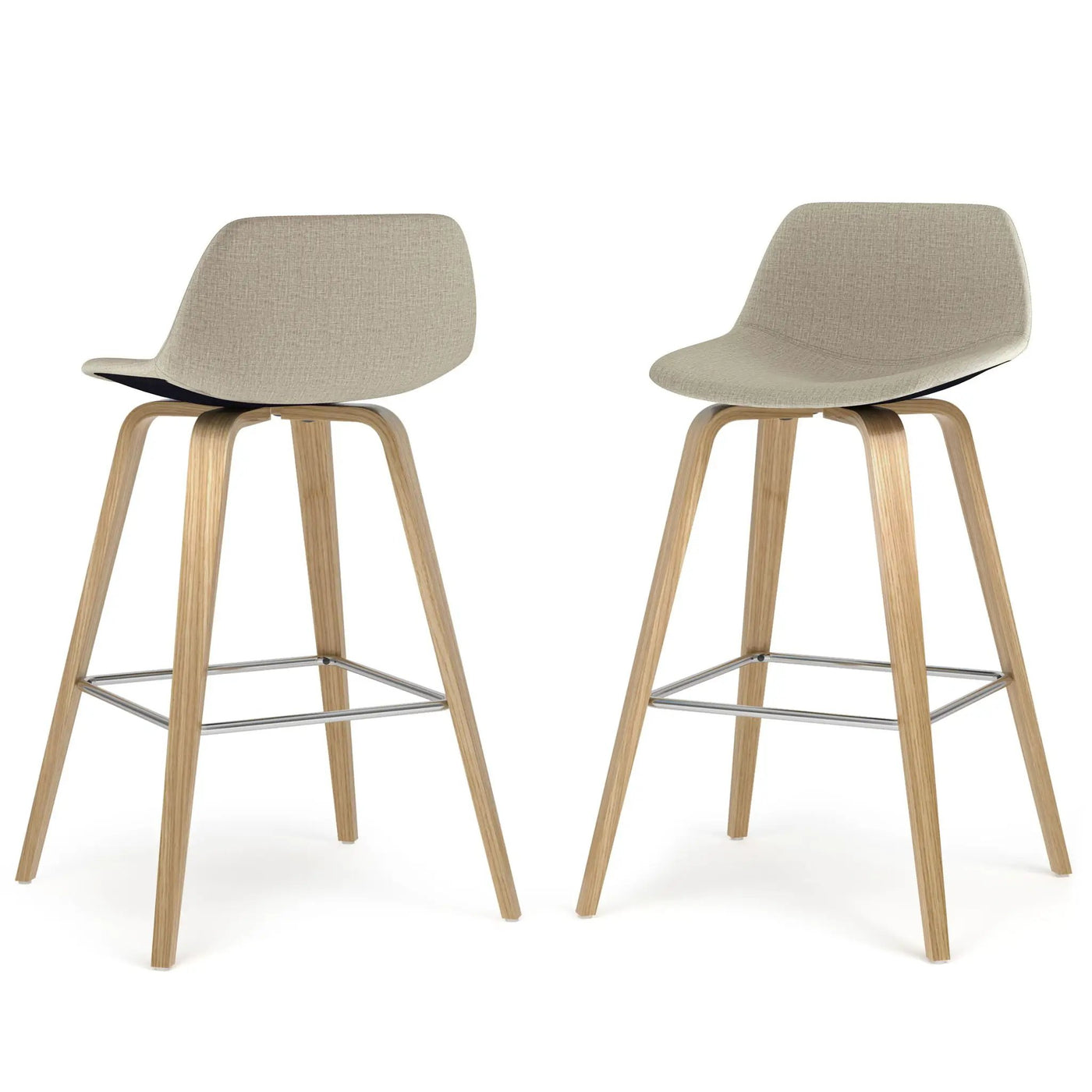 Randolph Bentwood - Upholstered Counter / Bar Height Stool (Set of 2) by Unique Piece Furniture