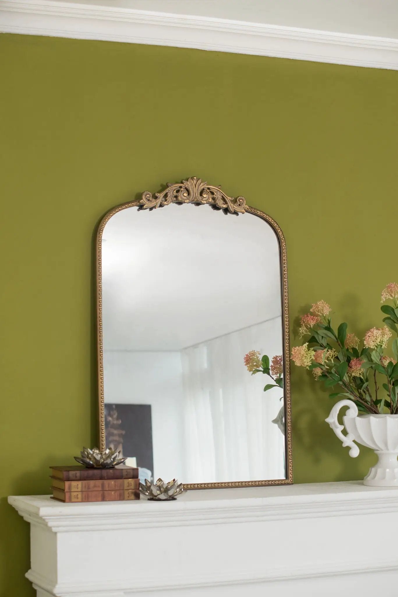 Arch Mirror, Baroque Inspired Wall Decor For Bathroom, Bedroom, Living Room by HouseOfZazla