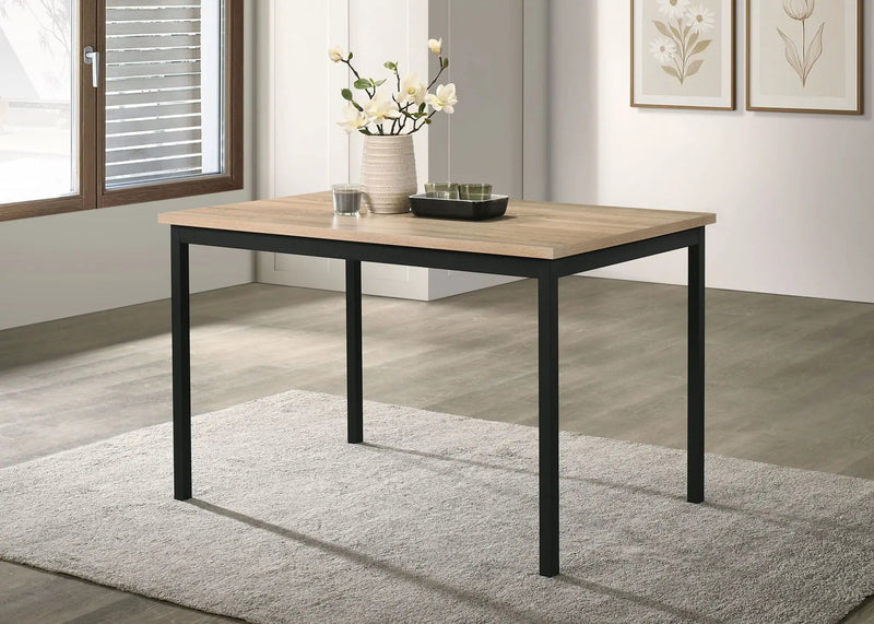 Garza Rectangular 48-inch Dining Table Greige Oak by Unique Piece Furniture