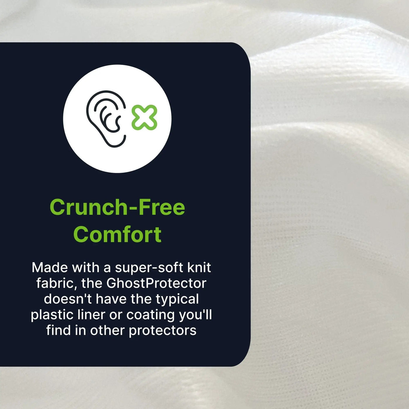 Ghostprotector - Waterproof Mattress Protector With Soft Knit Top And Stay Put Elastic Edges by HouseOfZazla
