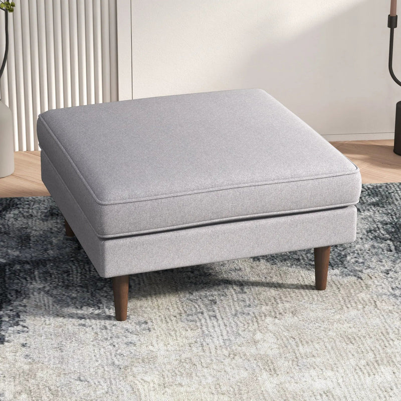 Amber - Square Upholstered Ottoman by HouseOfZazla