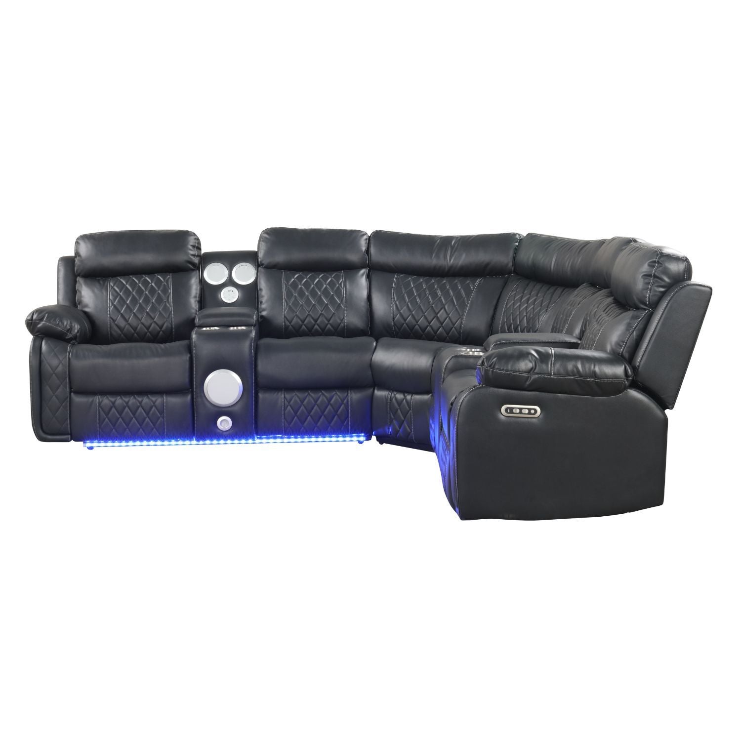 Lacrosse - Power Reclining Sectional Sofa by HouseOfZazla