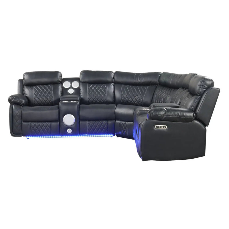 Lacrosse - Power Reclining Sectional Sofa by HouseOfZazla