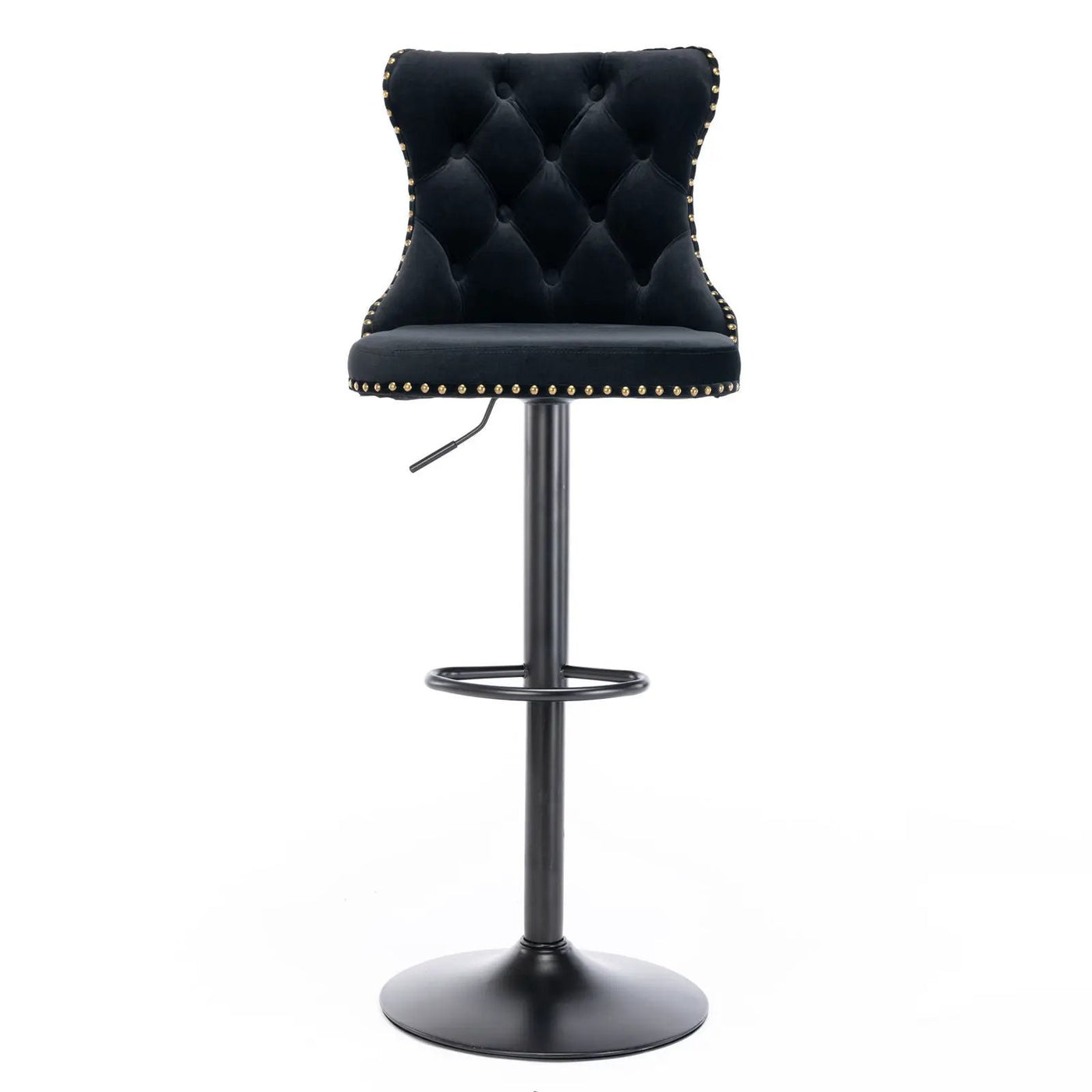 Swivel Barstools Adjusatble Seat Height, Modern Upholstered Bar Stools With Backs Comfortable Tufted For Home Pub And Kitchen Island (Set of 2) by HouseOfZazla