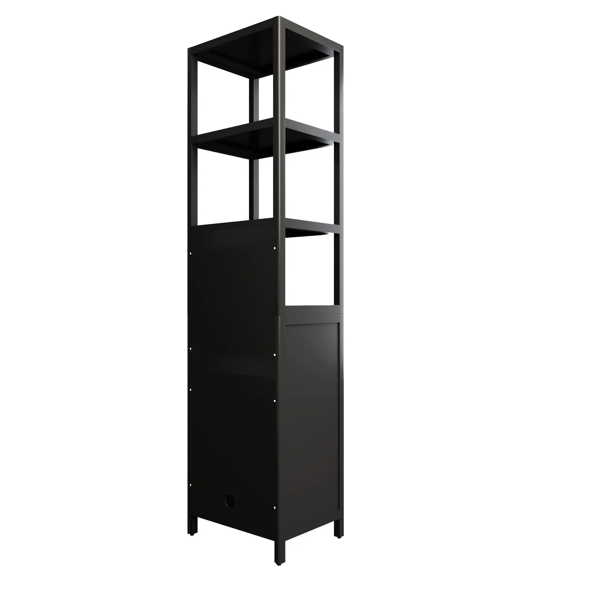 Storage Cabinet With Tall Tower, Multifunctional For Bathroom by Unique Piece Furniture