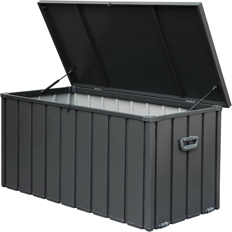 150 Gallon Outdoor Storage Deck Box Waterproof by HouseOfZazla