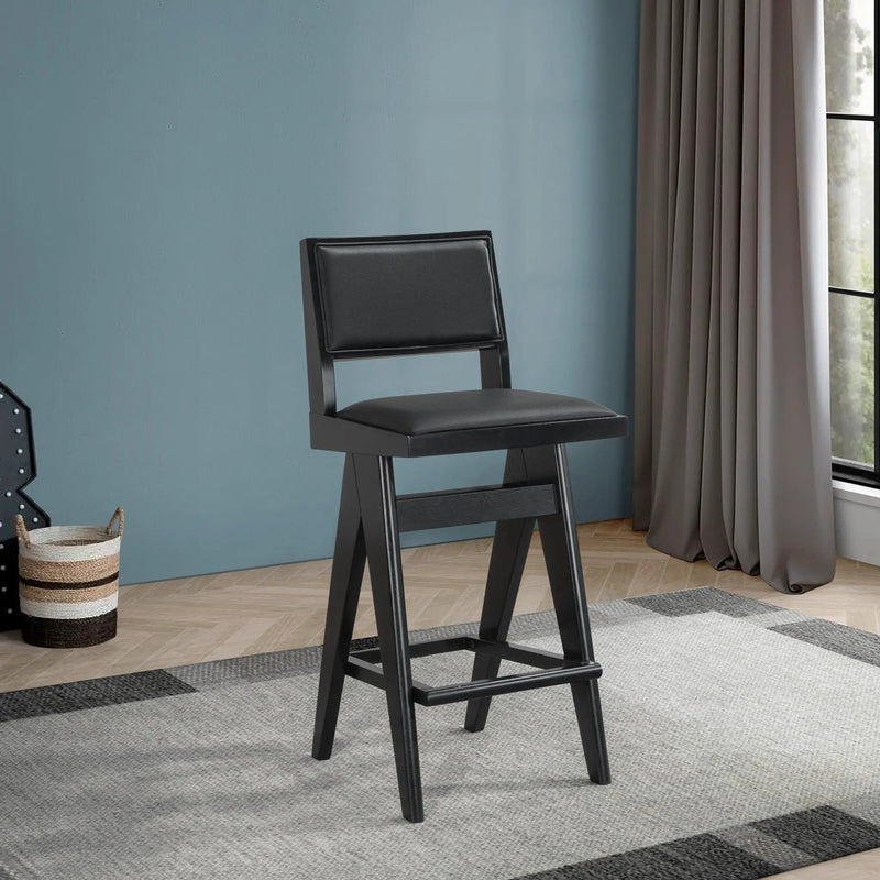 Keira - Bar Stool (Set of 2) - Black by Unique Piece Furniture