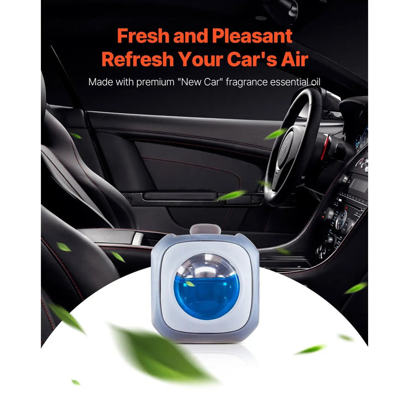 Car Air Freshener 6-Pack New Car Scent Vent Clip 4ml Each by HouseOfZazla