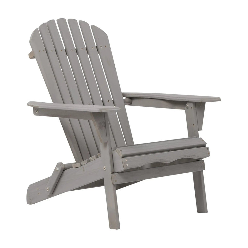 Oversize Outdoor Folding Adirondack Chair, Patio Chair For Garden by HouseOfZazla