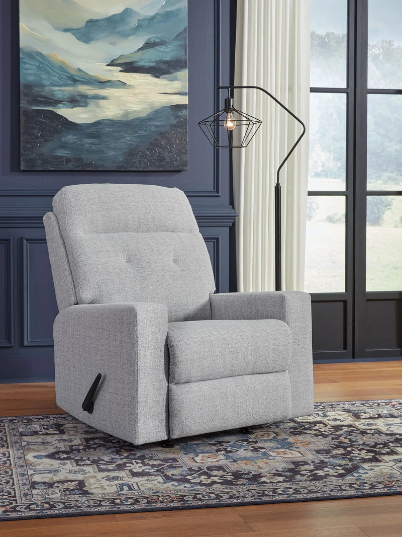 Skillins - Rocker Recliner - Stone by Unique Piece Furniture