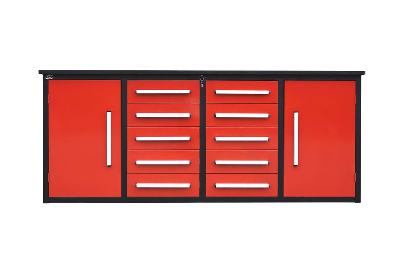 Storage Cabinets With Workbench (With 10 Drawers And 2 Cabinets) by HouseOfZazla