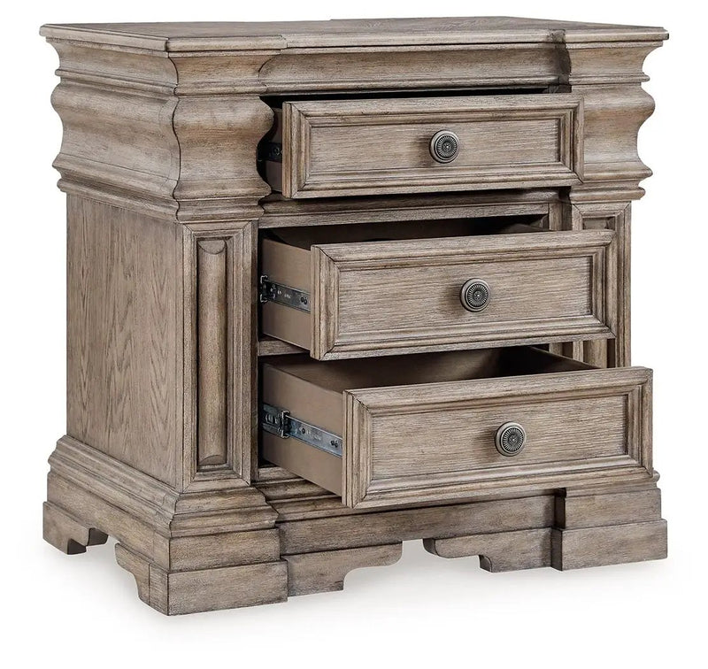 Blairhurst - Three Drawer Night Stand - Light Grayish Brown by Unique Piece Furniture