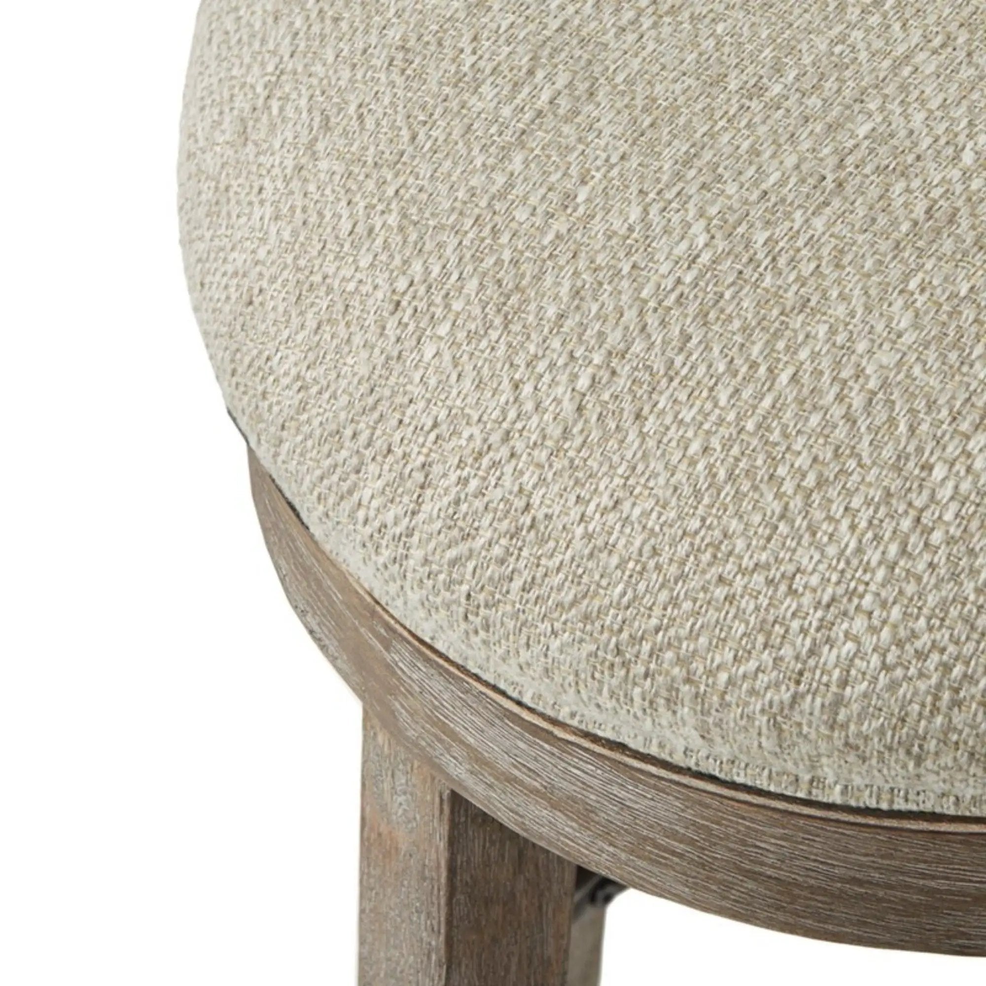 Swivel Counter Stool - Cream / Reclaimed Gray by Unique Piece Furniture