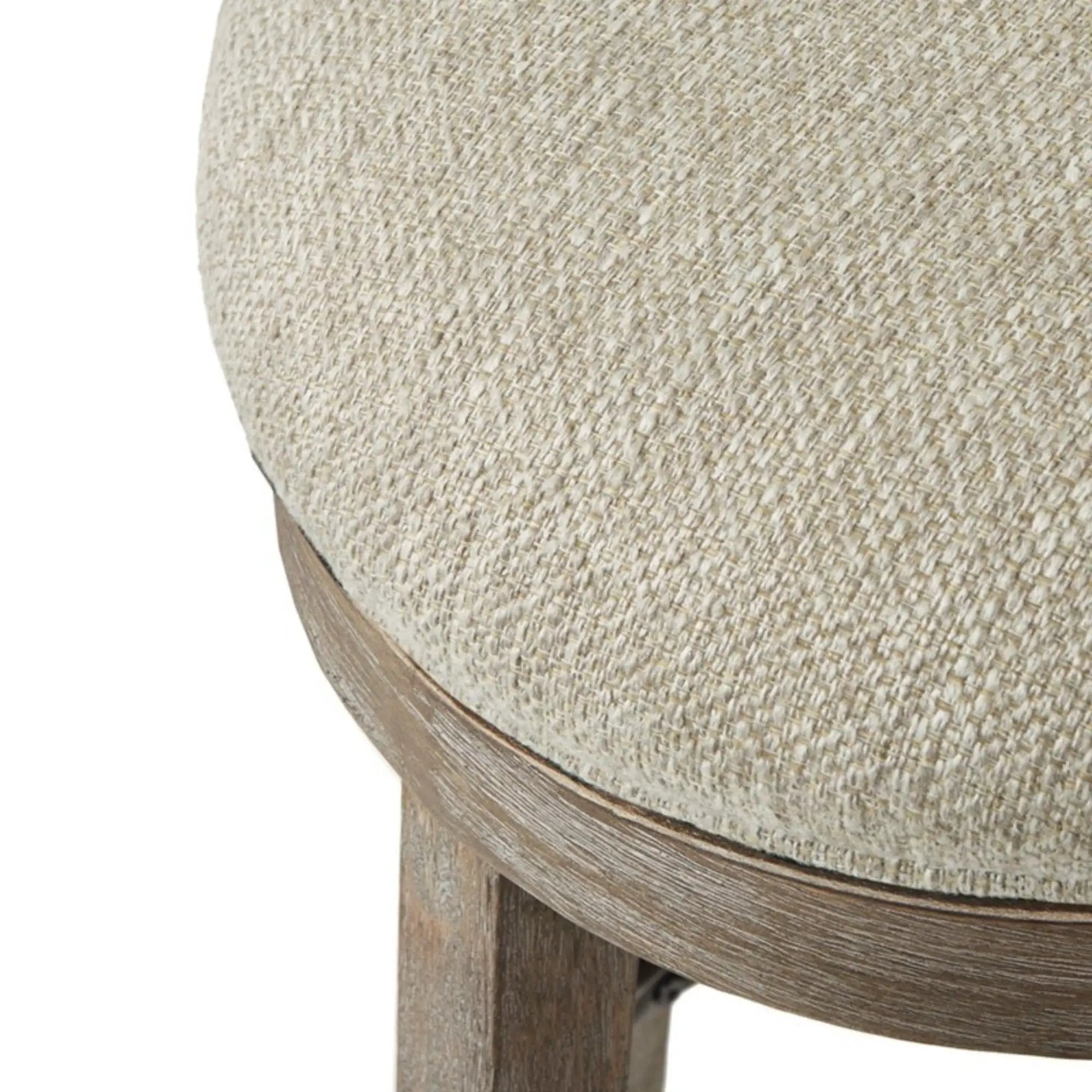 Swivel Counter Stool - Cream / Reclaimed Gray by Unique Piece Furniture