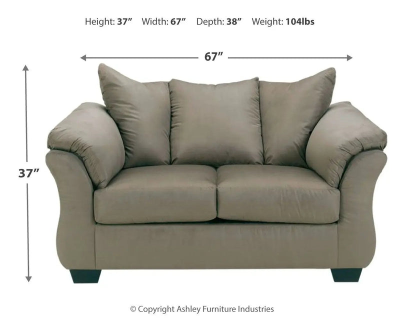 Darcy - Stationary Loveseat by Unique Piece Furniture