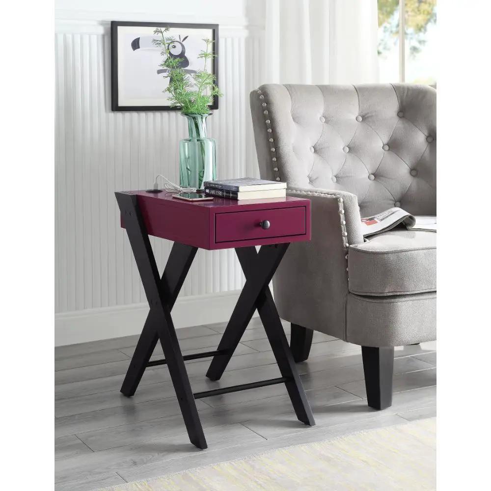 Fierce - Accent Table (USB Charging Dock) by Unique Piece Furniture