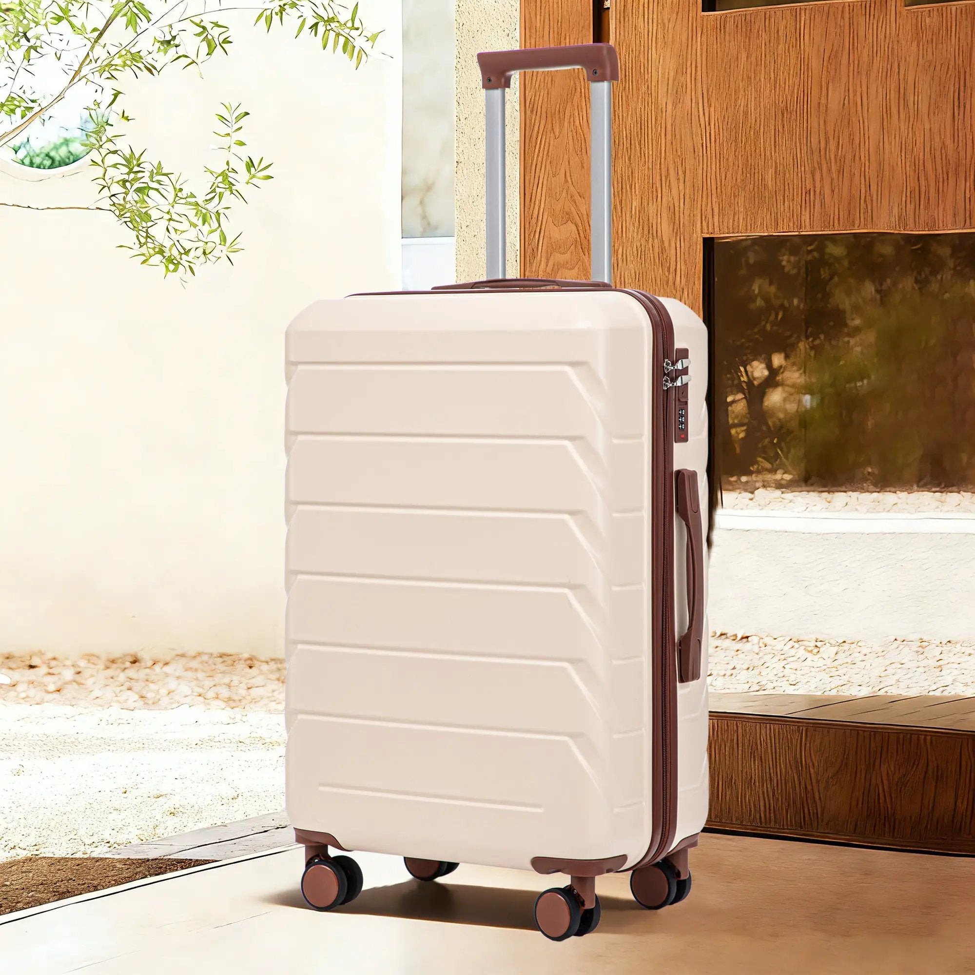 28 Inch ABS Hard Shell Large Travel Checked Luggage by HouseOfZazla